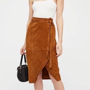 Free people suede skirt $180 OBO